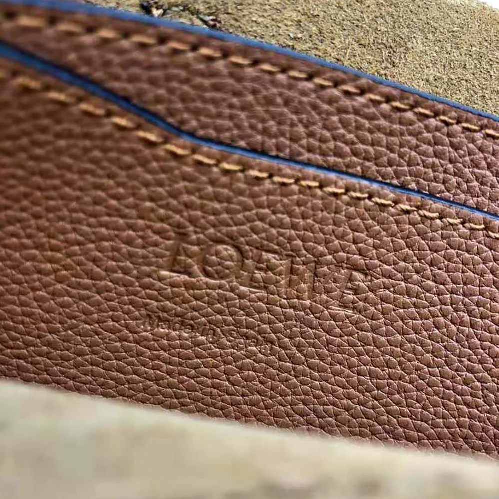 Loewe Mini Barcelona Bag in Soft Grained Calfskin for Women in Brown Loewe Mini Barcelona Bag in Soft Grained Calfskin for Women in Brown