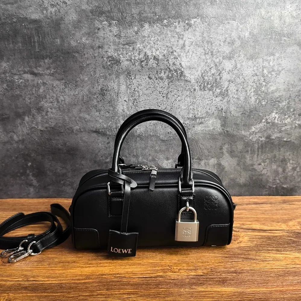 Loewe Amazona 23 Cropped Bag in Shiny Calfskin for Women Loewe Amazona 23 Cropped Bag in Shiny Calfskin for Women