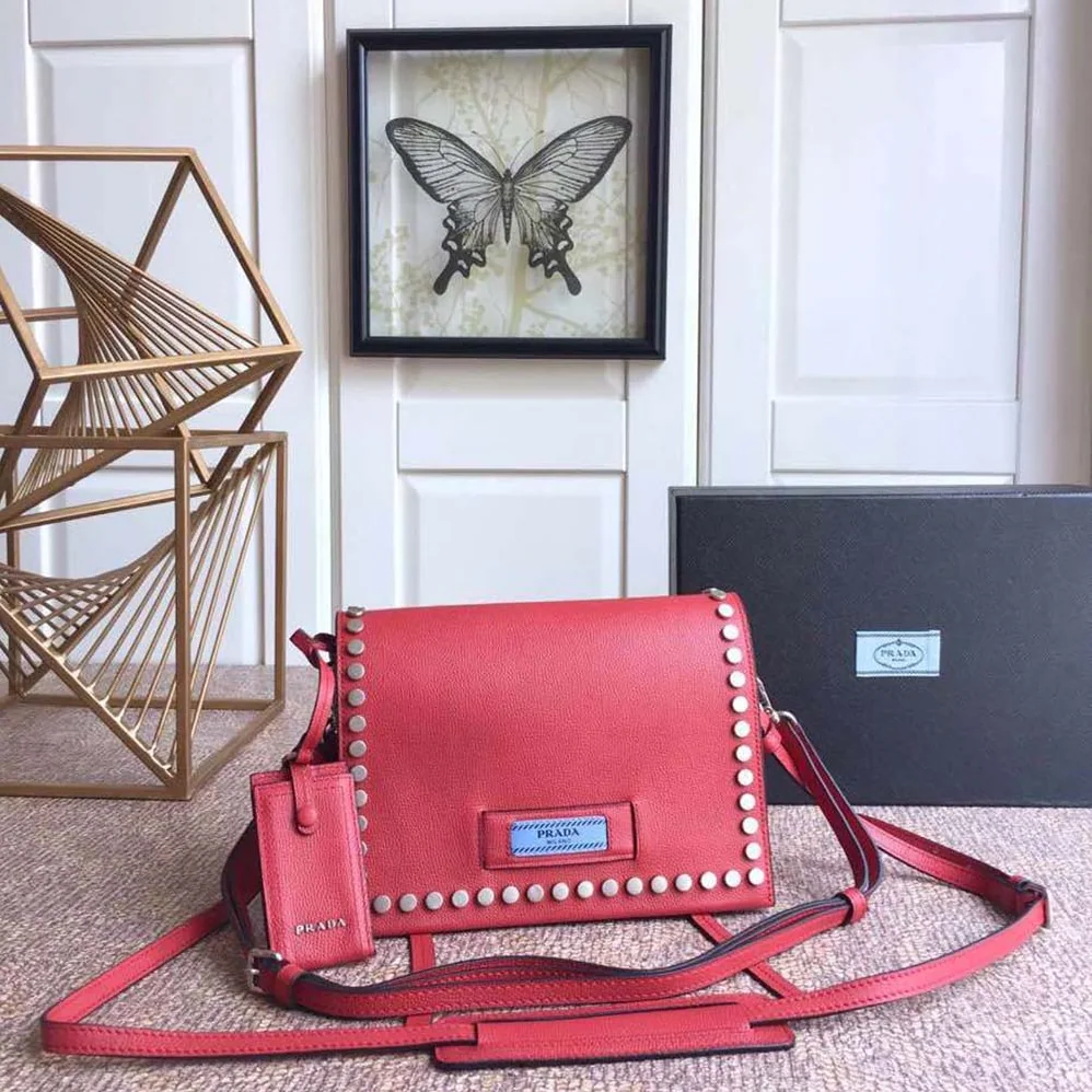 Prada Prada Etiquette Bag for Women in Red Prada Prada Etiquette Bag for Women in Red