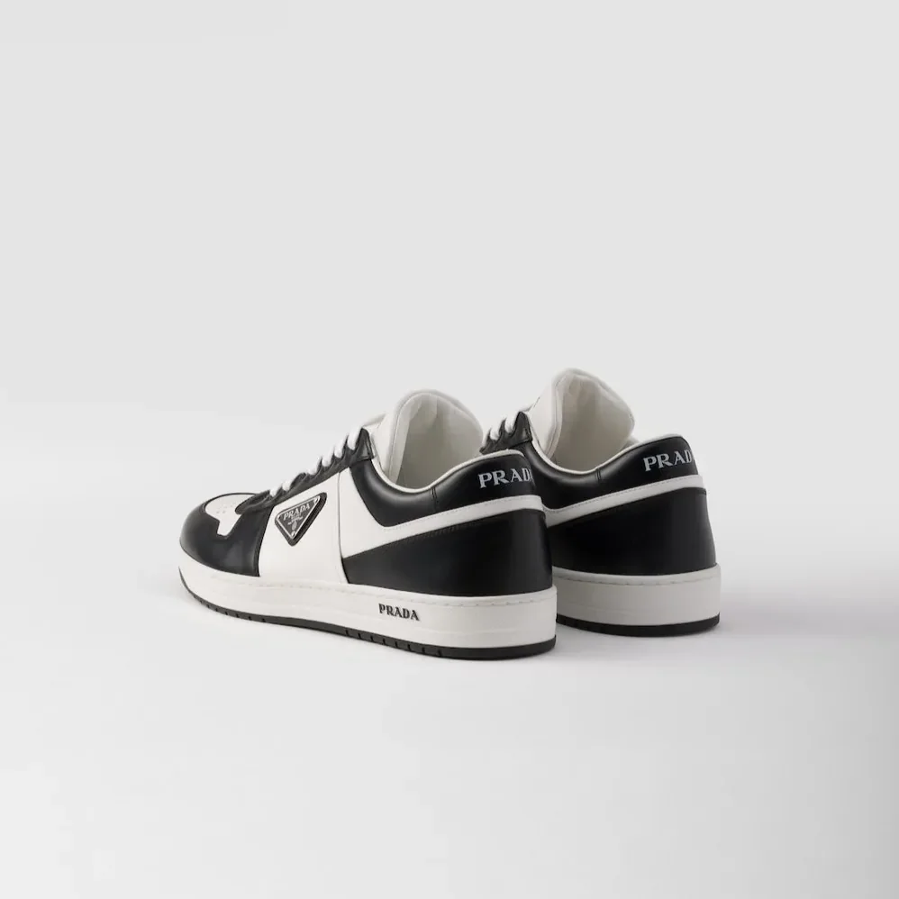 Prada Downtown Leather Sneakers White/Black 2EE364_3LKG_F0T8F_F_D001 Prada Downtown Leather Sneakers White/Black 2EE364_3LKG_F0T8F_F_D001