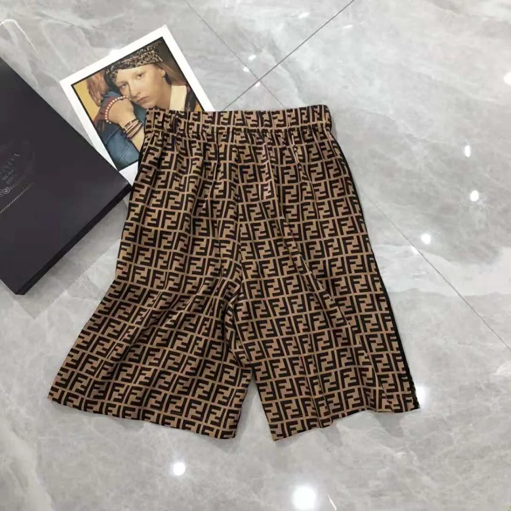 Fendi Bermudas Brown twill Bermudas for Women