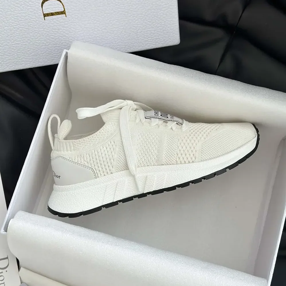 Dior Run'n'Dior Sneaker White Technical Mesh for Unisex Dior Run'n'Dior Sneaker White Technical Mesh for Unisex