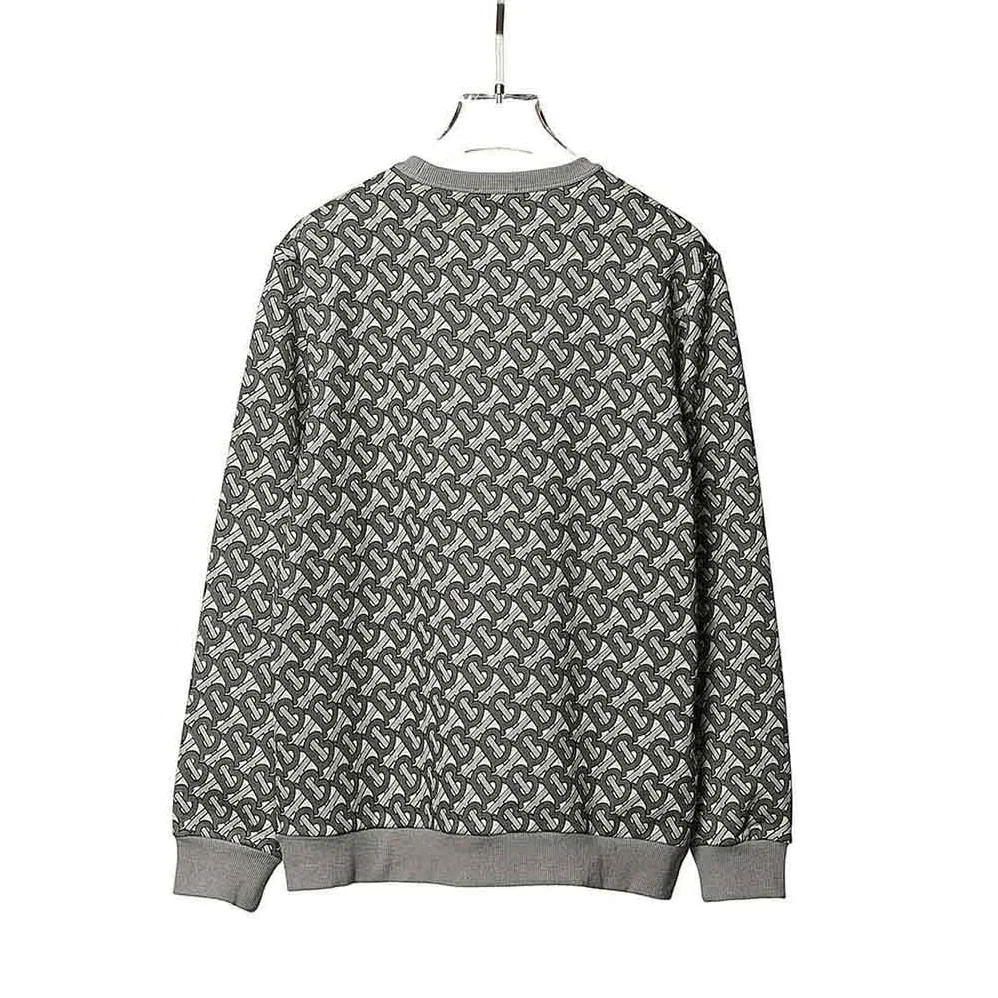 Burberry Monogram Print Cotton Sweatshirt for Women