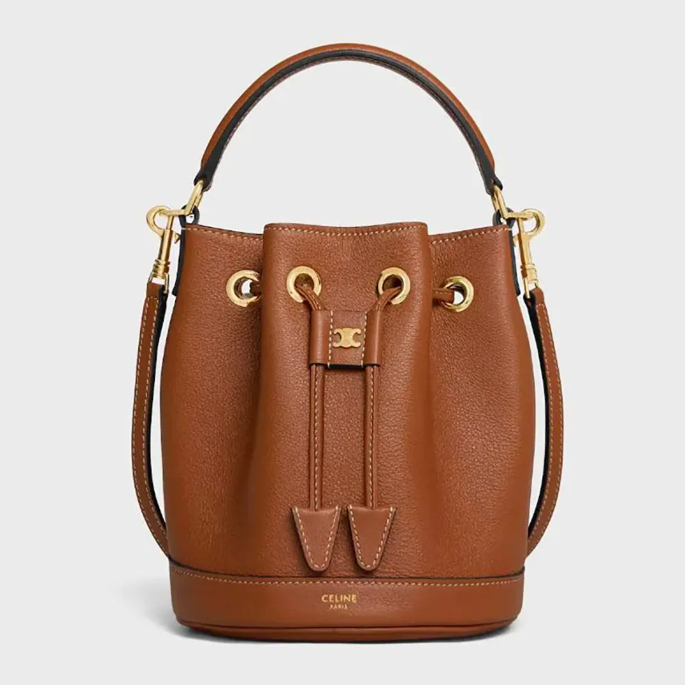 Celine Teen Clara Bag in Supple Grained Calfskin for Women