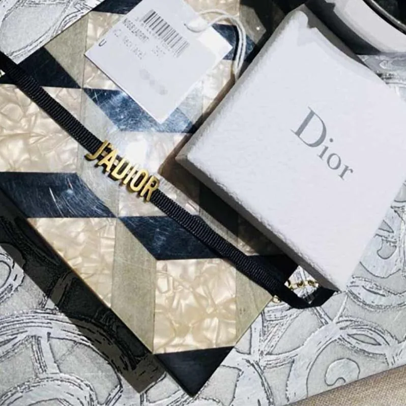 Dior J adior Choker in Gold for Women in Tone Finish Aged Metal