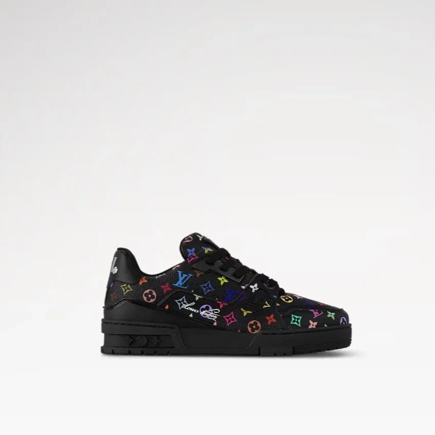 Louis Vuitton LV x TM LV Trainer Sneaker Black 1AGZE3 Louis Vuitton LV x TM LV Trainer Sneaker Black 1AGZE3