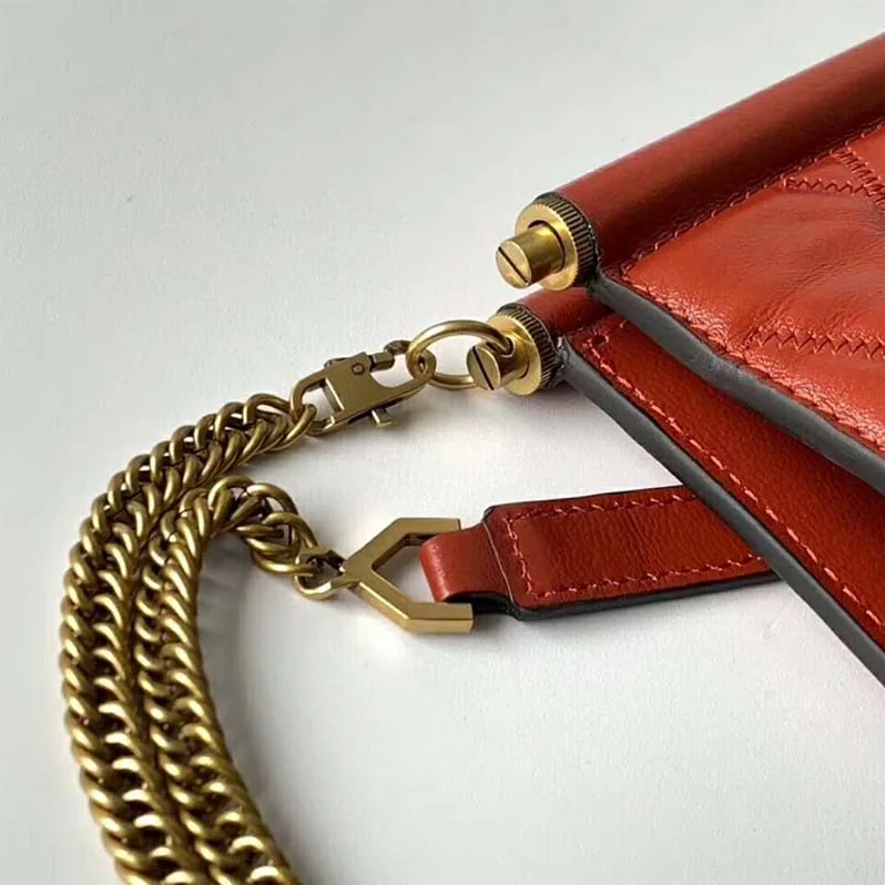 Givenchy Medium Gem Bag In Diamond Quilted Leather for Women in Orange