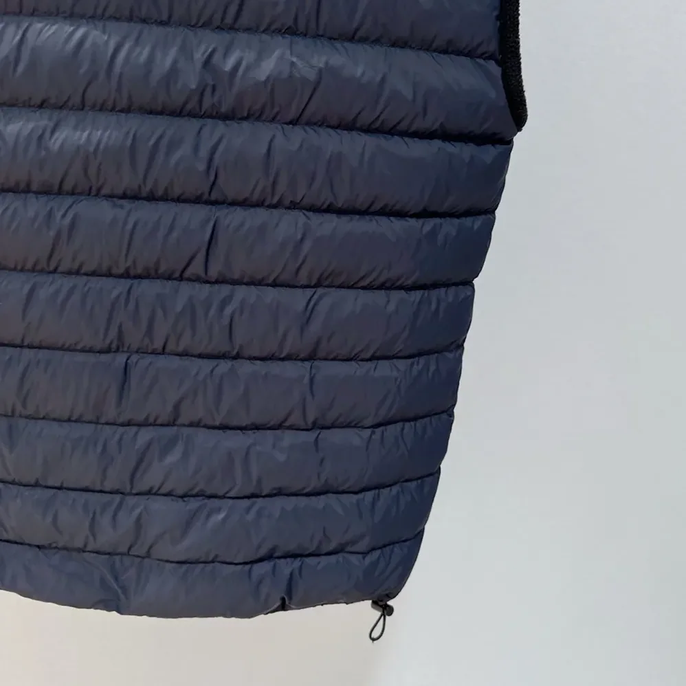 Miu Miu Light Pongé Down Vest with Embroidered logo for Women Miu Miu Light Pongé Down Vest with Embroidered logo for Women