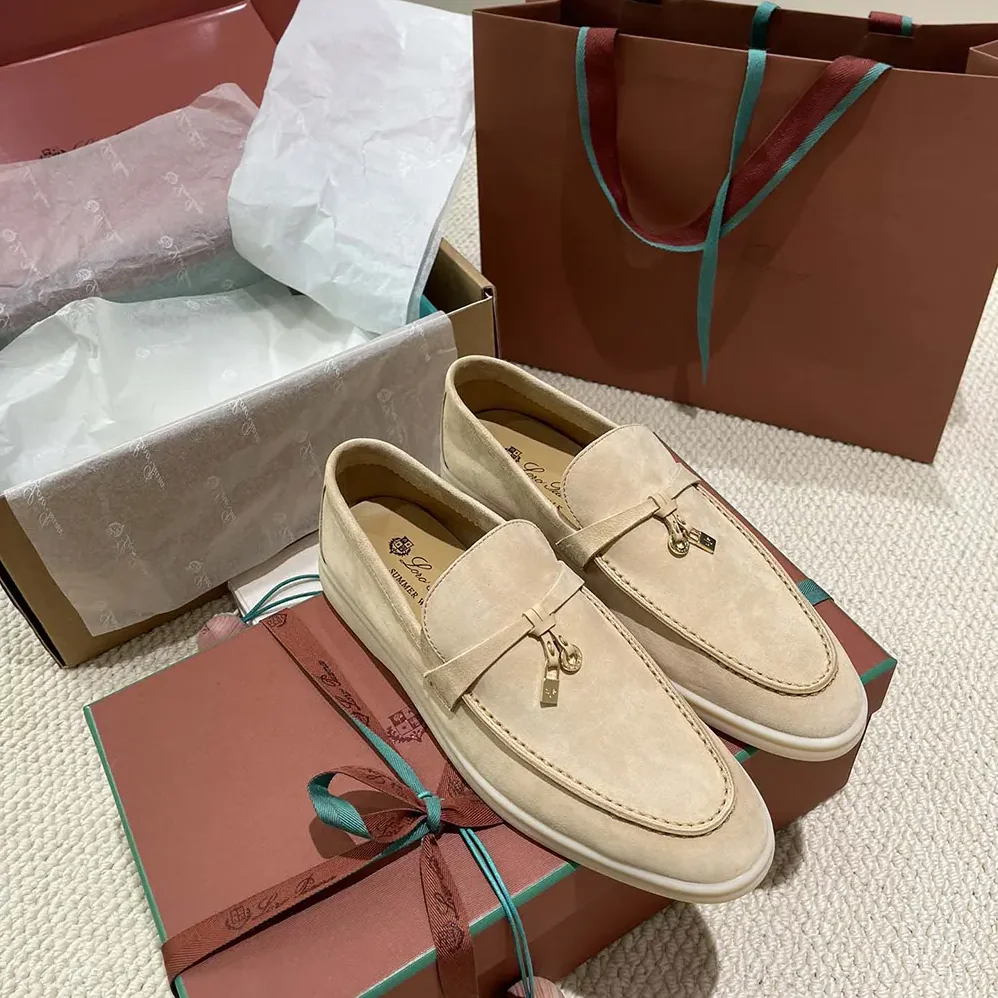 Loro Piana Summer Charms Walk Loafers for Unisex in Natural Loro Piana Summer Charms Walk Loafers for Unisex in Natural