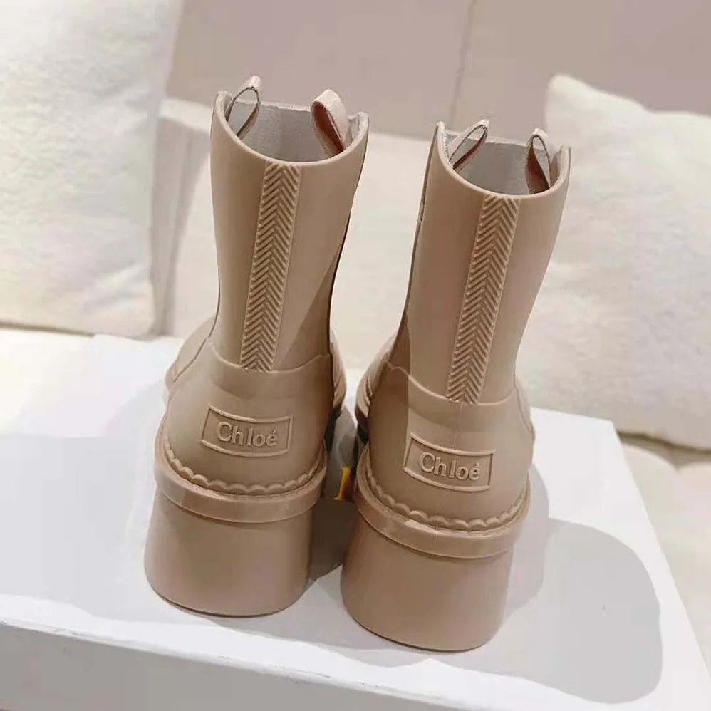 Chloe Raina Rain Boot for Women in Beige
