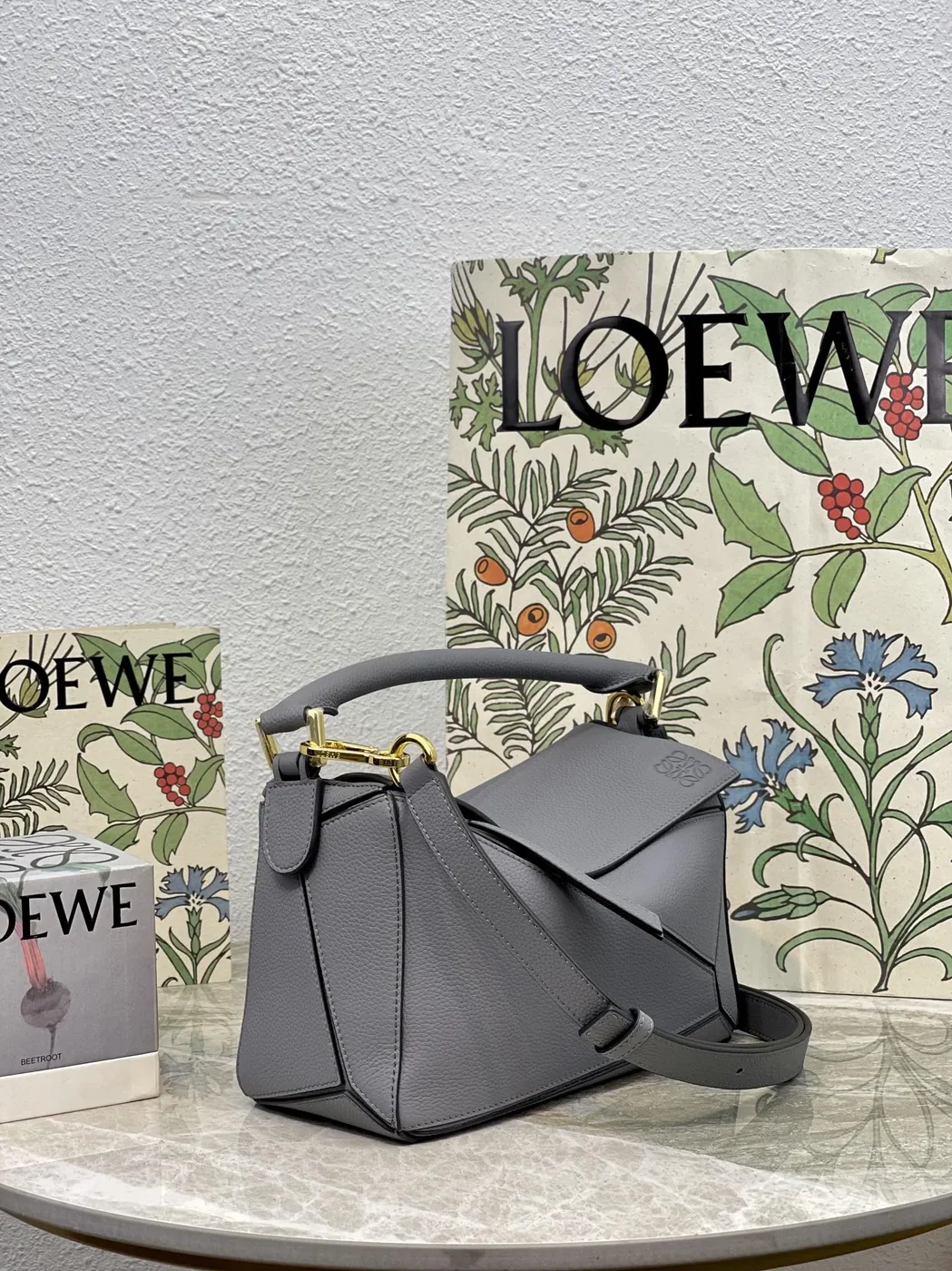 Loewe Small Puzzle Bag Grey /
