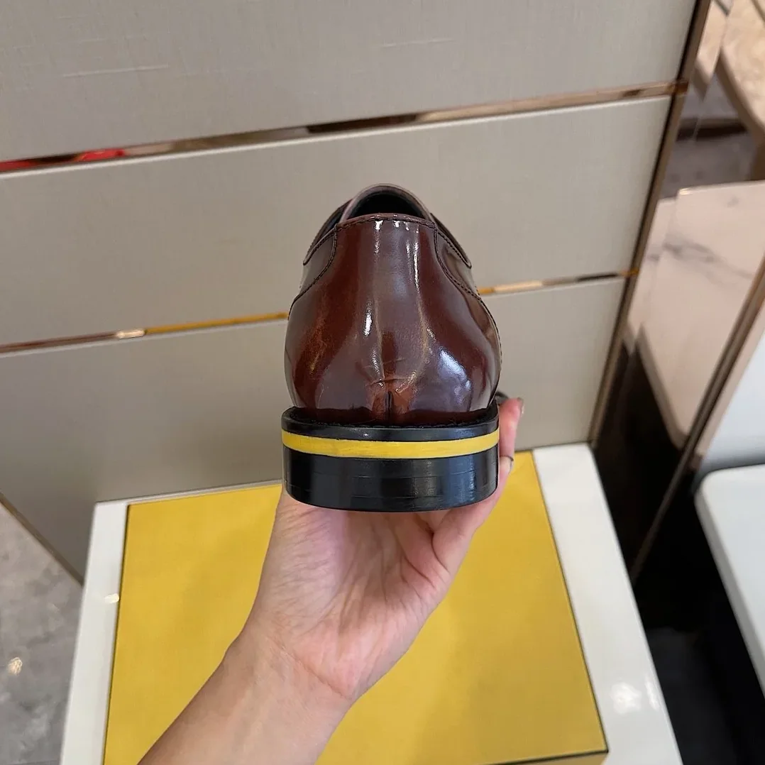 Fendi Force Shiny Brown Shoes Fendi Force Shiny Brown Shoes
