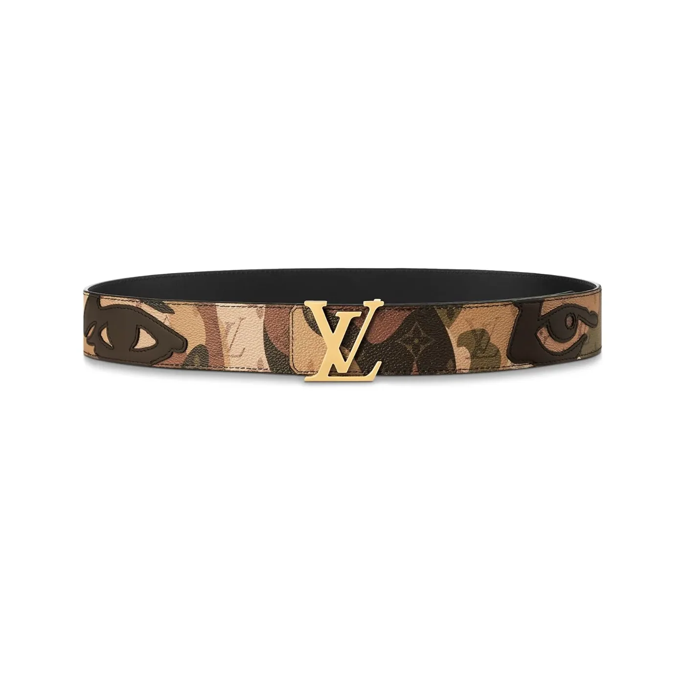 Louis Vuitton LV Initials Reversible Belt Brown Louis Vuitton LV Initials Reversible Belt Brown