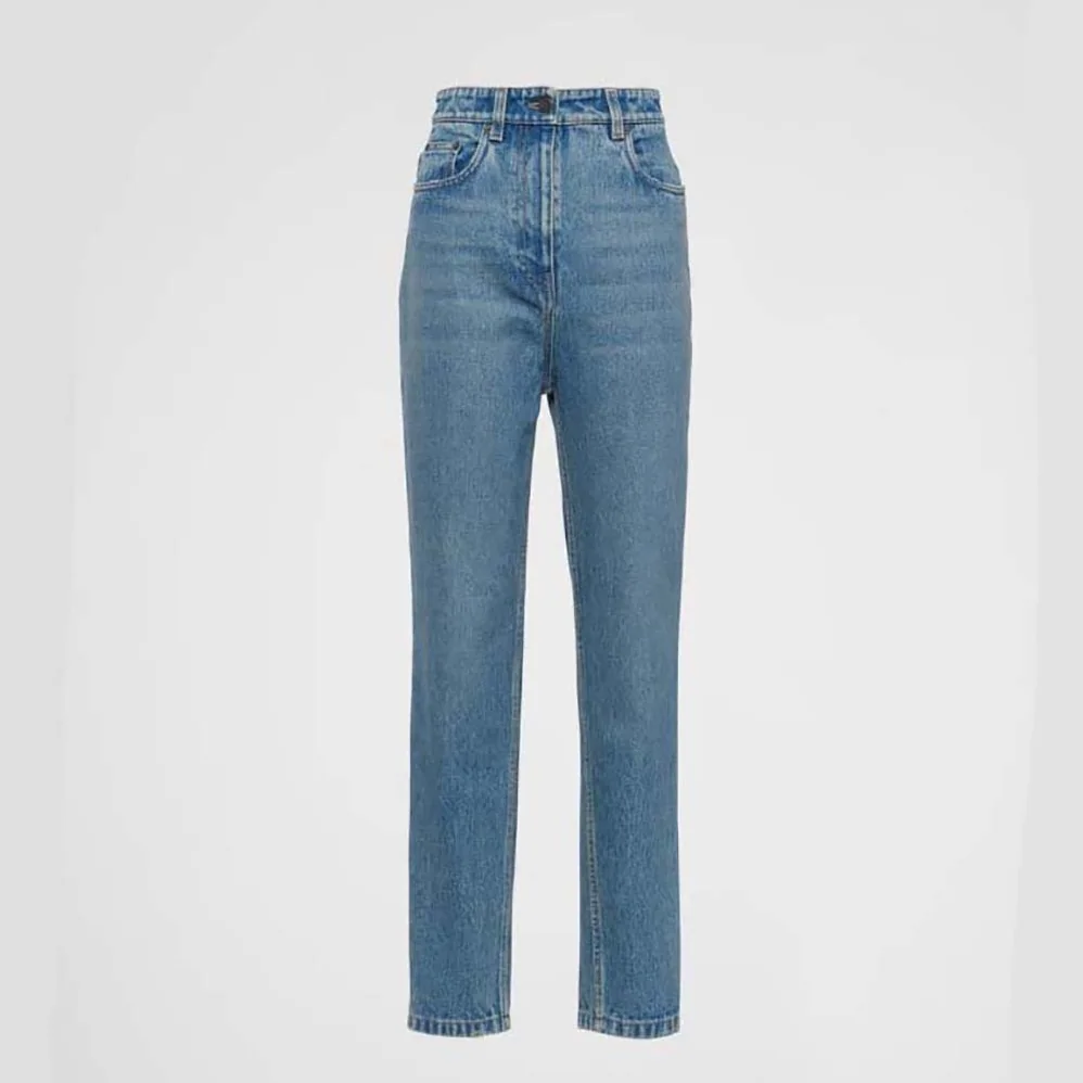 Prada Five-pocket Denim Jeans for Women in Navy