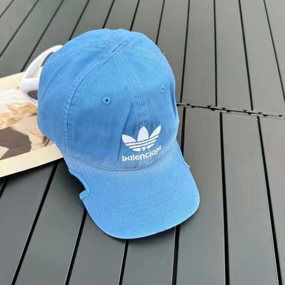 Balenciaga Balenciaga for Unisex in Adidas Cap in Blue Balenciaga Balenciaga for Unisex in Adidas Cap in Blue