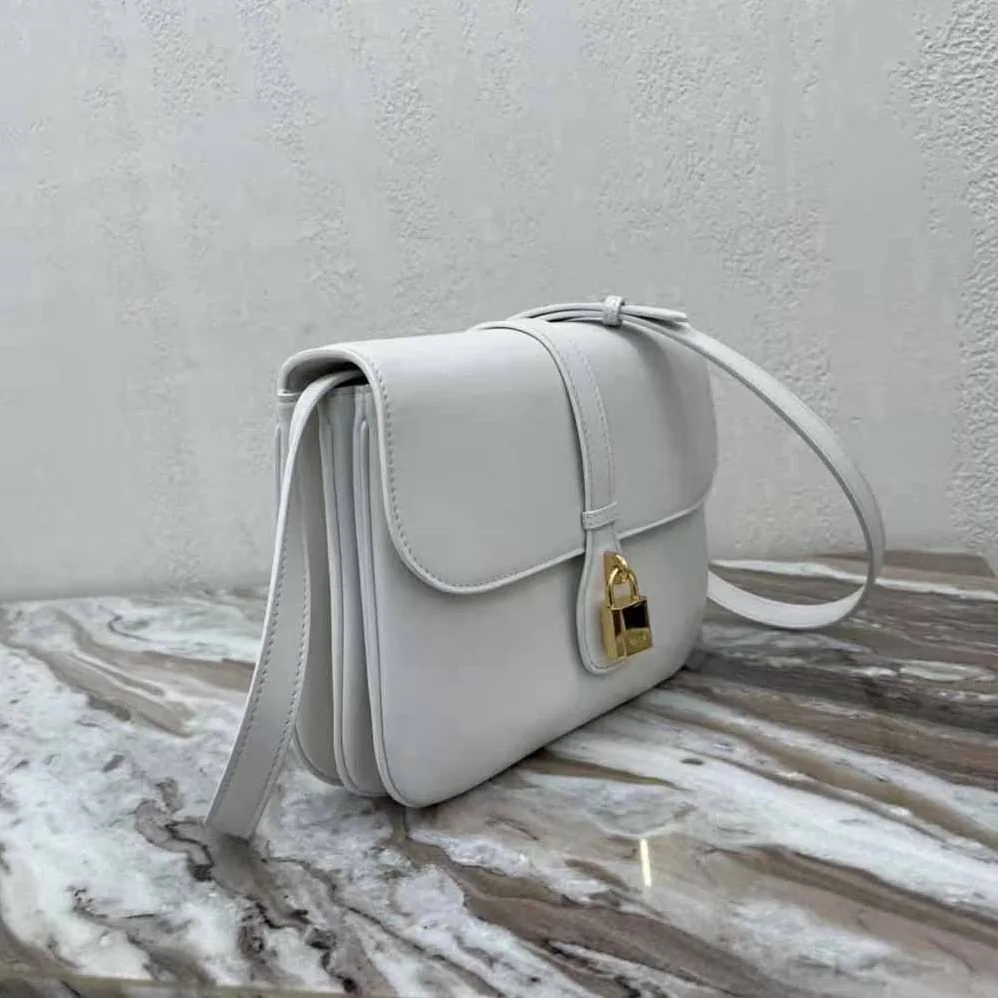 Celine Medium Tabou in Smooth Calfskin for Women in White