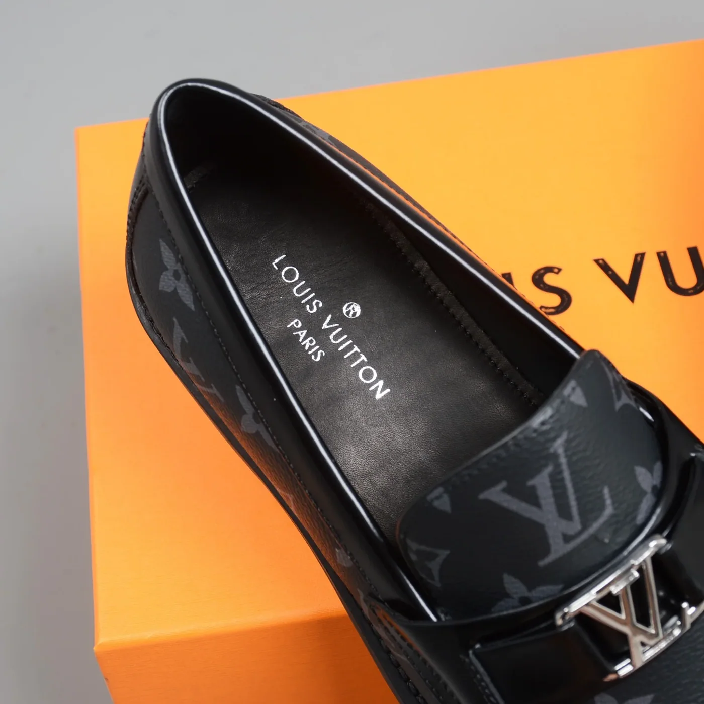Louis Vuitton Monte Carlo Mocassin in Black Monogram Canvas Louis Vuitton Monte Carlo Mocassin in Black Monogram Canvas
