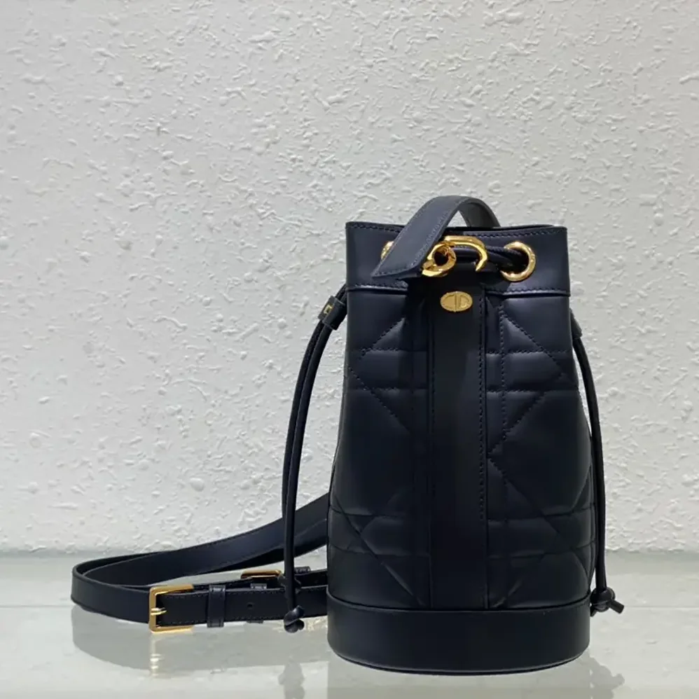 Dior Small Dior Backpack Black Supple Maxicannage Calfskin for Women Dior Small Dior Backpack Black Supple Maxicannage Calfskin for Women
