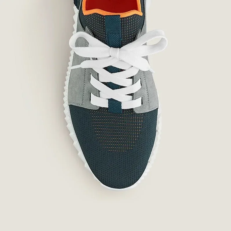 Hermes Depart Slip in On Sneakers Noir/ Grey Hermes Depart Slip in On Sneakers Noir/ Grey