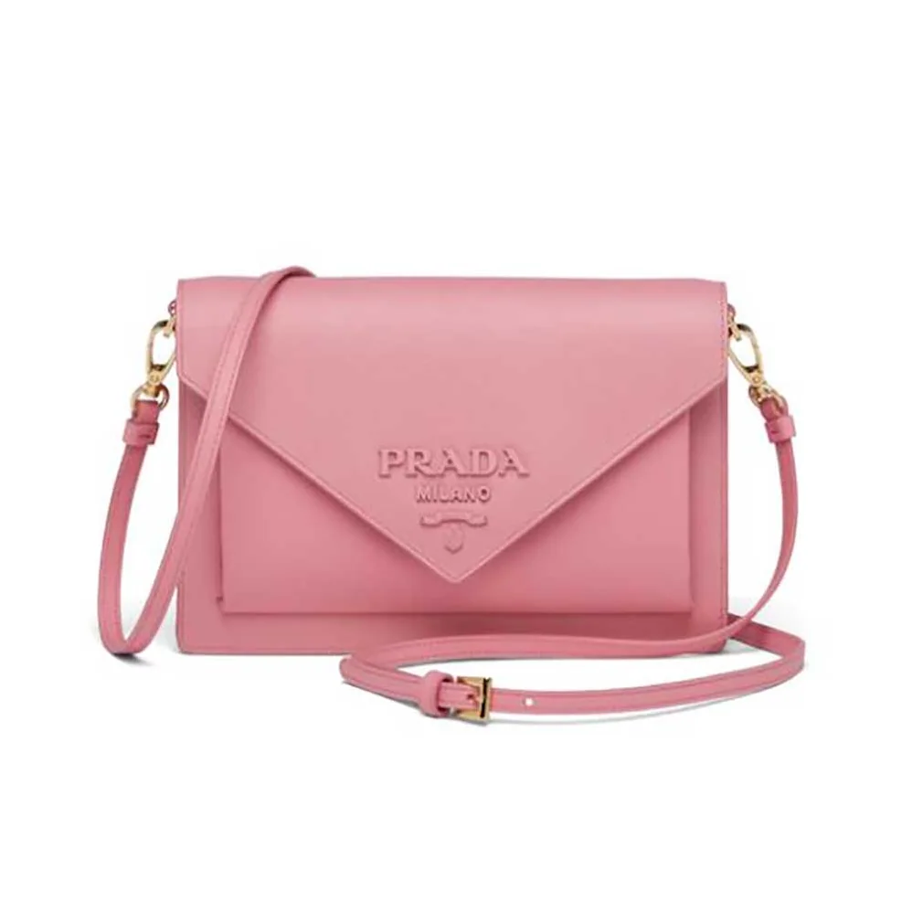 Prada Ladies Saffiano Leather Mini Bag in Pink