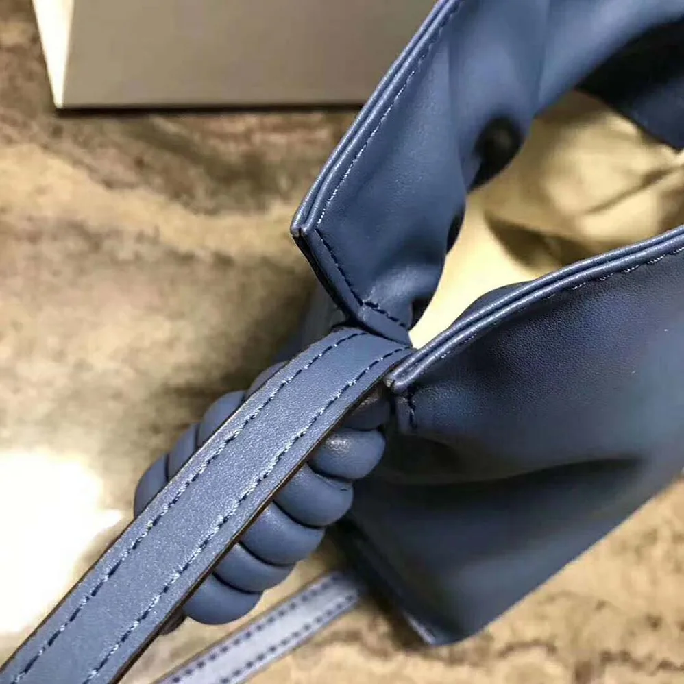Loewe Flamenco Knot Mini Bag in Nappa Leather for Women in Navy Loewe Flamenco Knot Mini Bag in Nappa Leather for Women in Navy