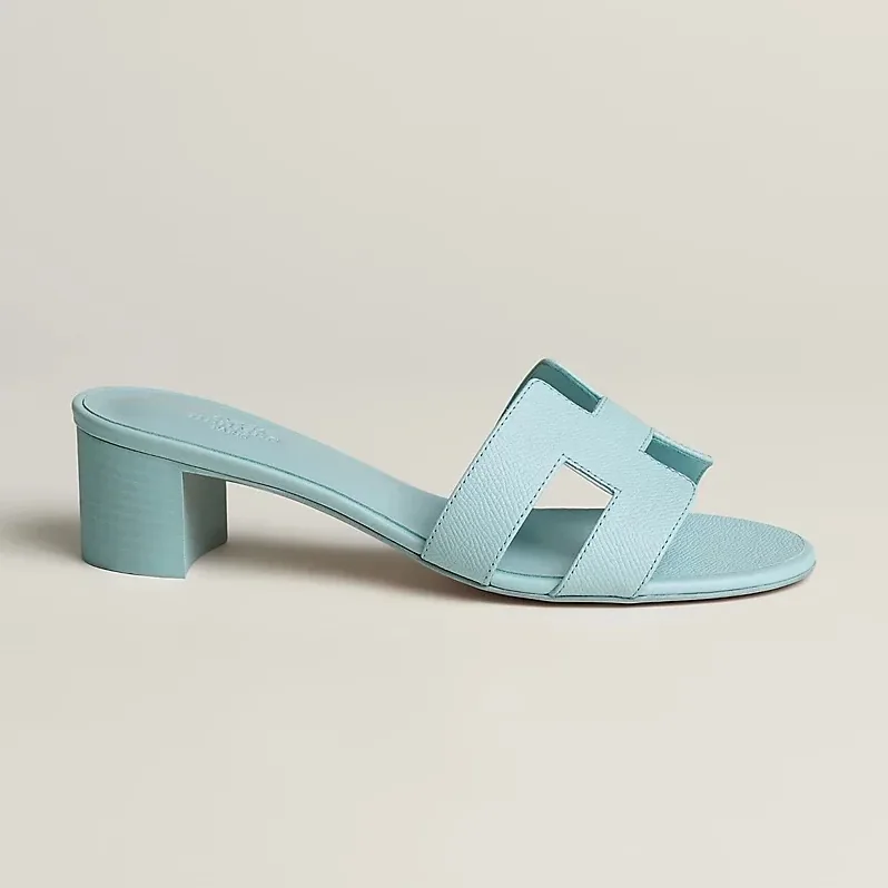 Hermes Oasis Sandals Bleu Brume
