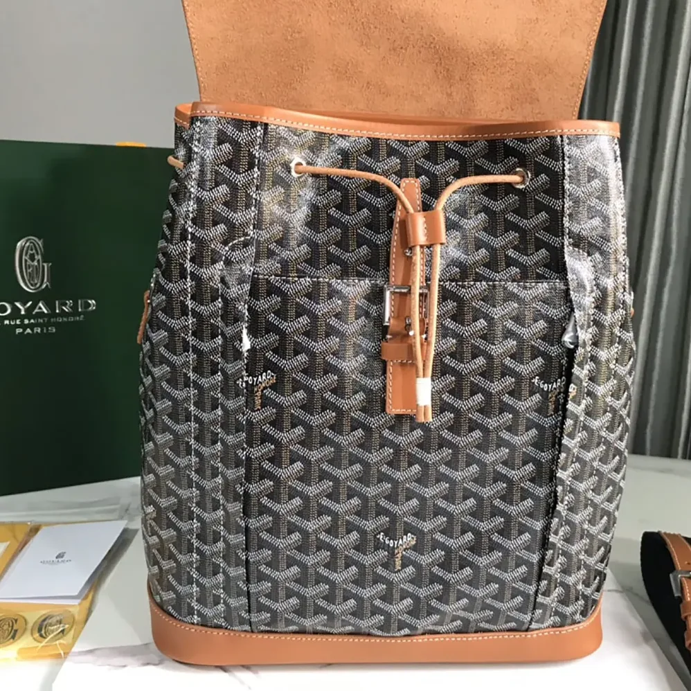 Goyard Alpin MM Backpack for Unisex in Tan Goyard Alpin MM Backpack for Unisex in Tan