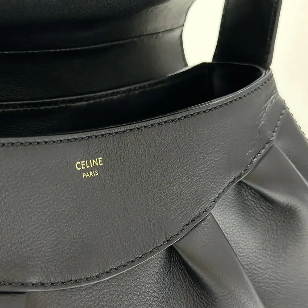 Celine Medium Polly Bag in Supple Calfskin-Black 115633FDU.38NO for Women Celine Medium Polly Bag in Supple Calfskin-Black 115633FDU.38NO for Women