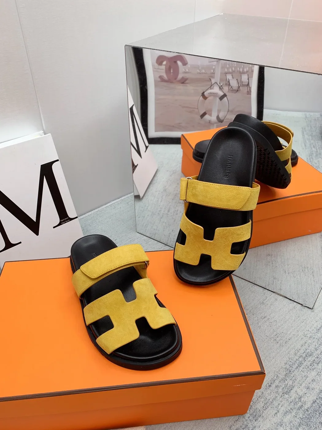 Hermes Chypre Sandal Yellow Hermes Chypre Sandal Yellow