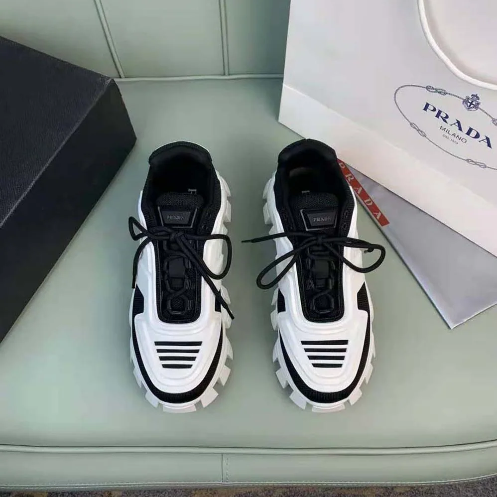 Prada Cloudbust Thunder Sneakers for Women in Black
