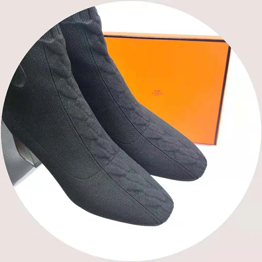 Hermes Volver 60 Ankle Boot in 7cm Heel Height for Women in Black Hermes Volver 60 Ankle Boot in 7cm Heel Height for Women in Black