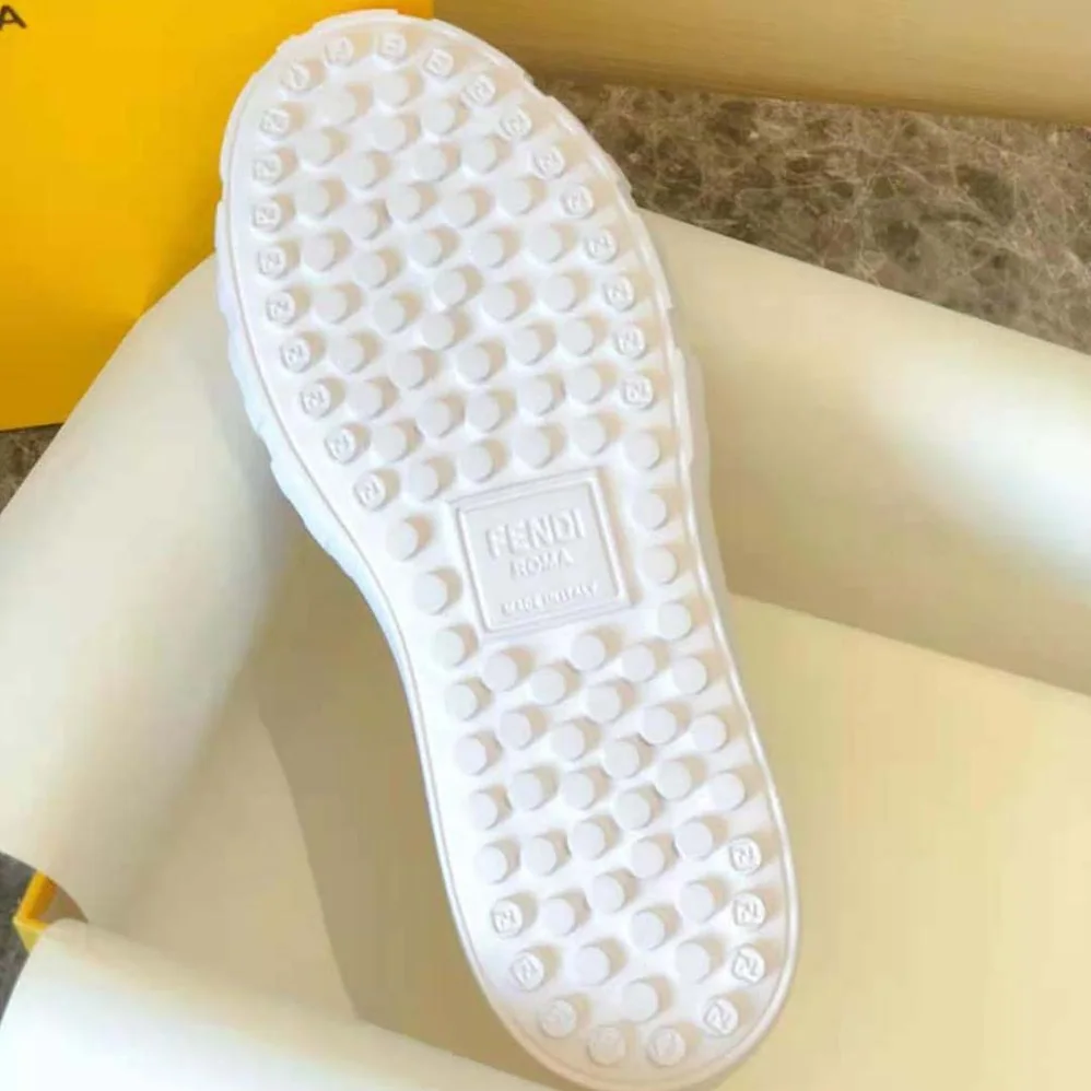 Fendi Force White Fabric Low for Women in Top Sneakers Fendi Force White Fabric Low for Women in Top Sneakers