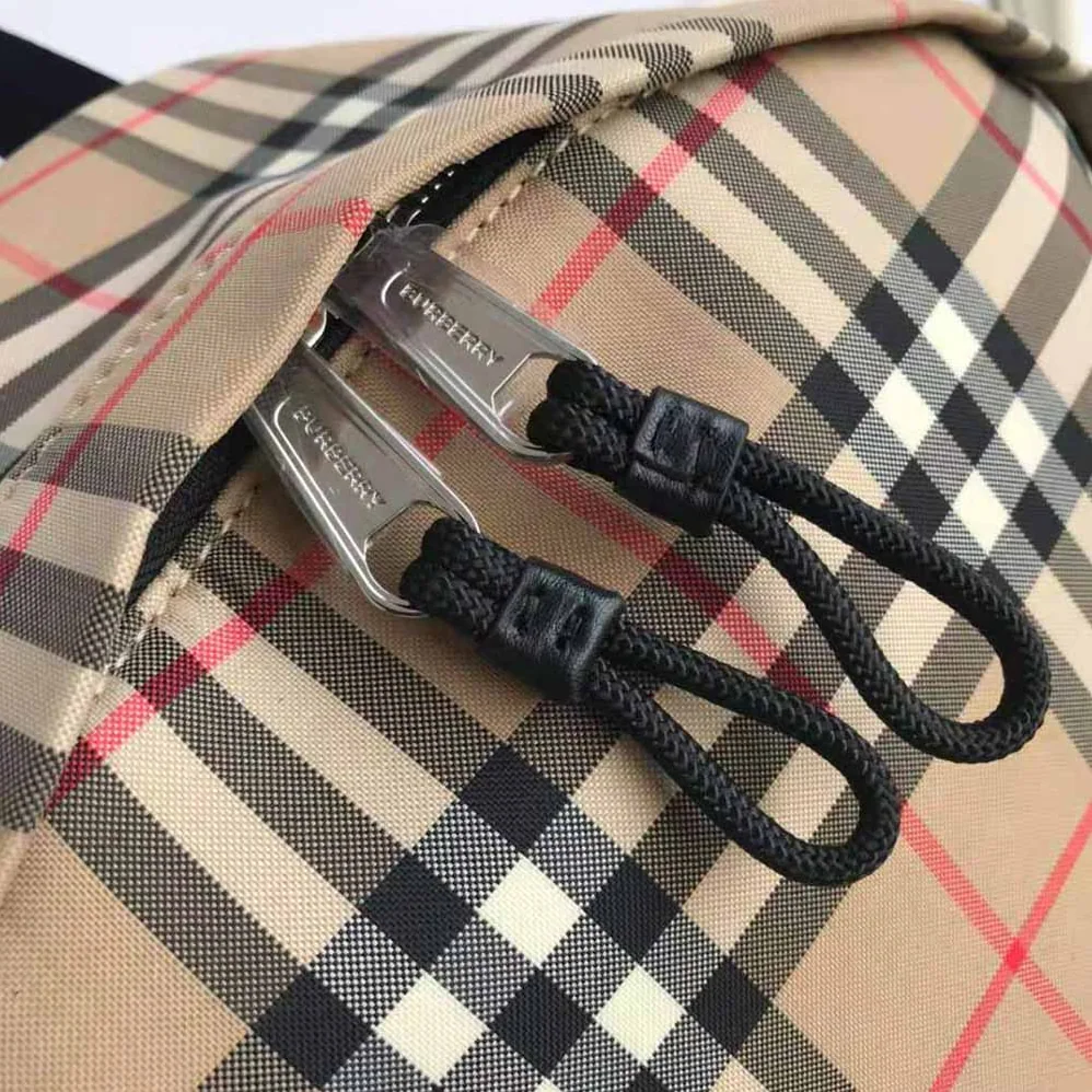 Burberry Vintage Check Nylon Backpack for Men in Brown Burberry Vintage Check Nylon Backpack for Men in Brown