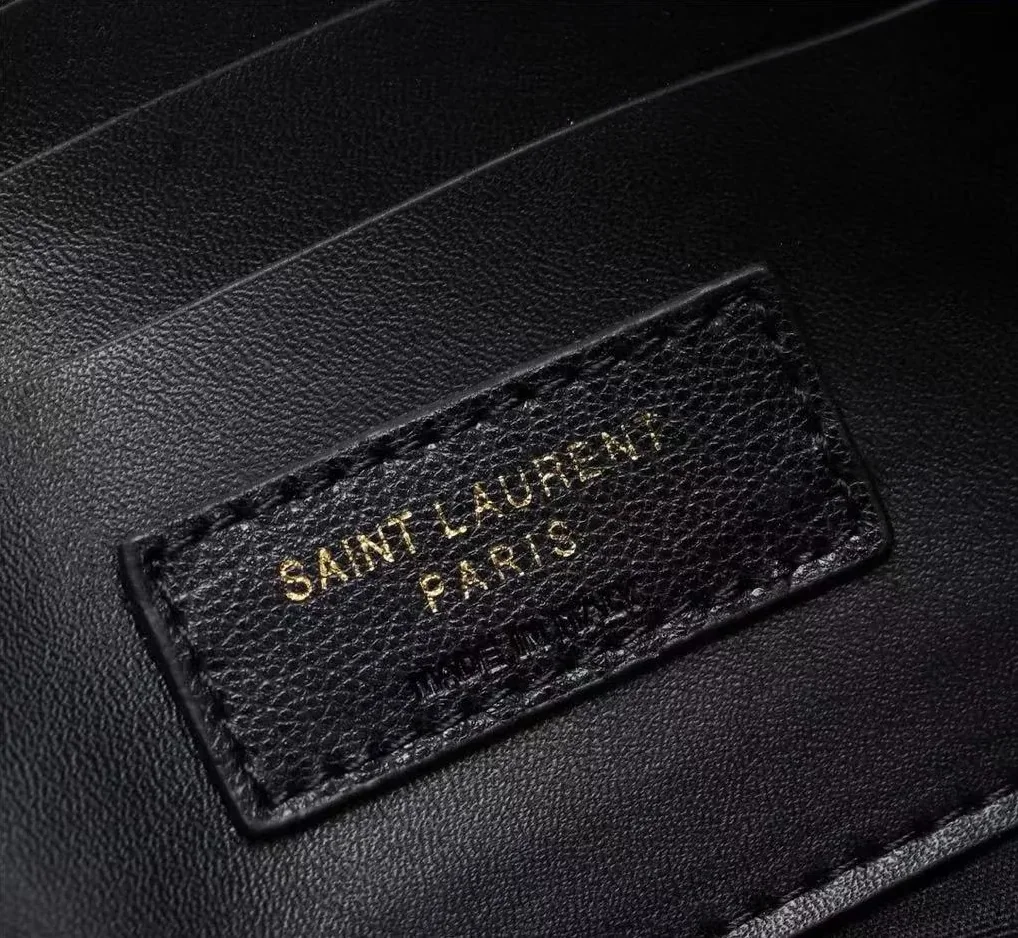 Saint Laurent Becky Crossbody Bag Black in YSL