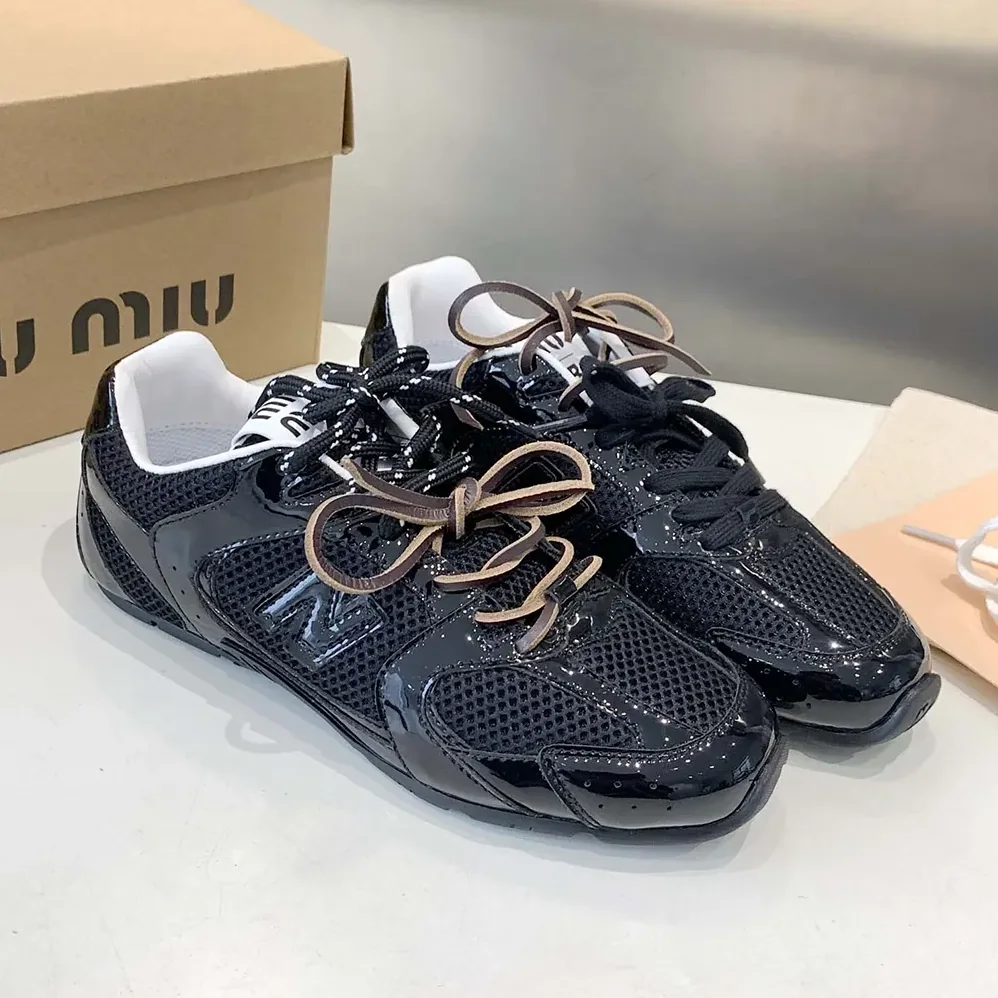 Miu Miu New Balance X Miu Miu 530 SL Patent Leather Sneakers for Women Miu Miu New Balance X Miu Miu 530 SL Patent Leather Sneakers for Women