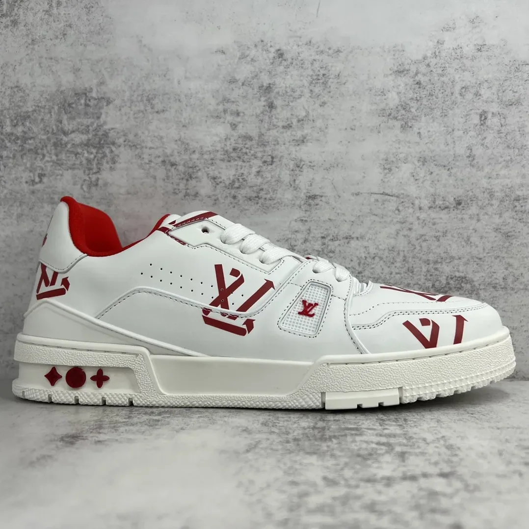 Louis Vuitton LV Trainer Sneaker Red for Women