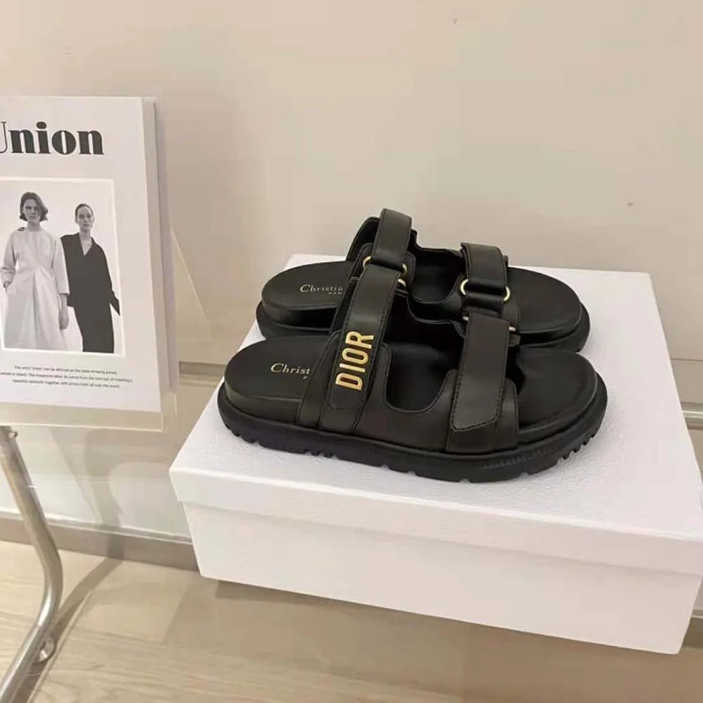 Dior DiorAct Slide Black Lambskin for Women Dior DiorAct Slide Black Lambskin for Women