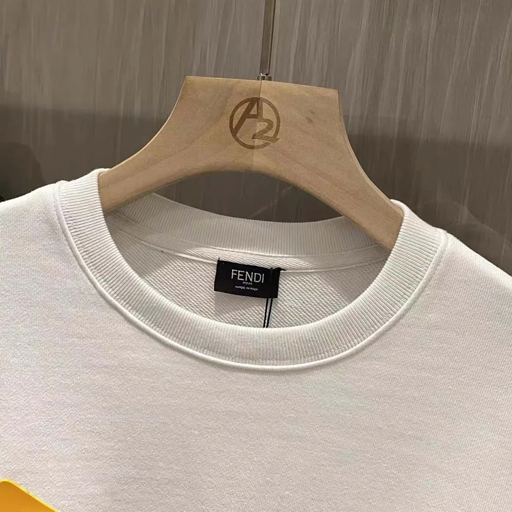 Fendi Black Wool Sweater for Women in White