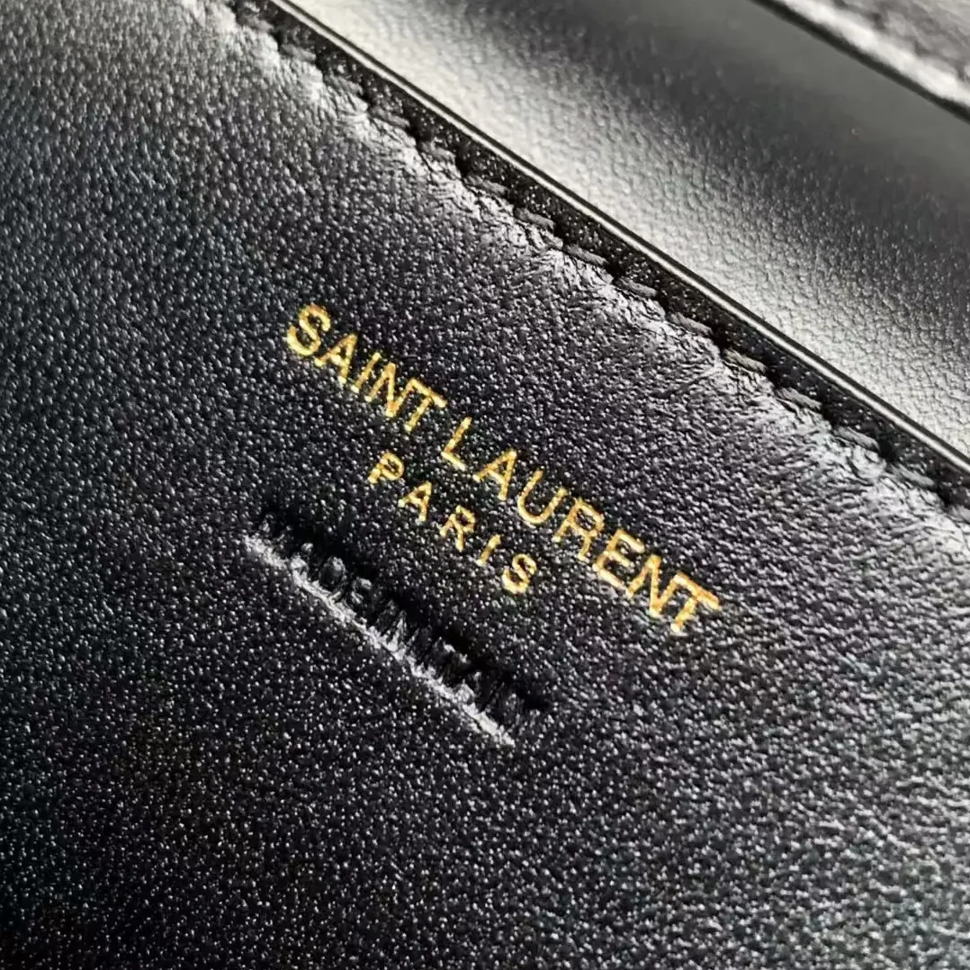 Saint Laurent YSL Gaby Vanity Bag in Lambskin for Women in Black