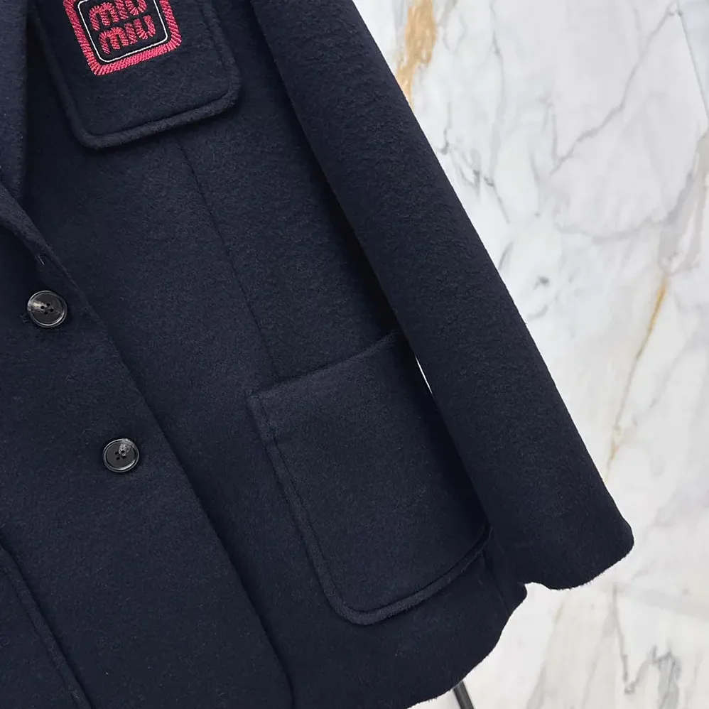 Miu Miu Single for Women in breasted Velour Jacket
