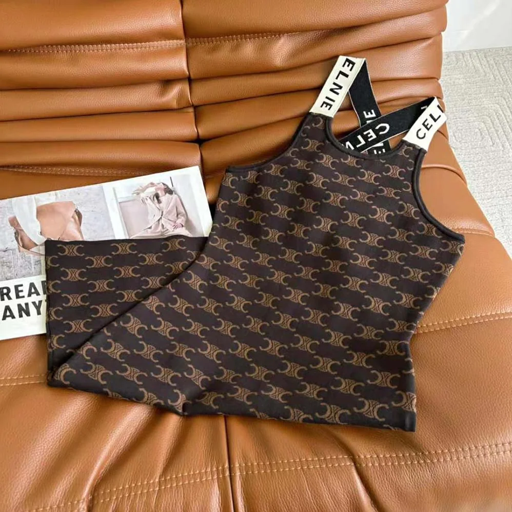 Celine Dress in Monogram Silk Cotton for Women