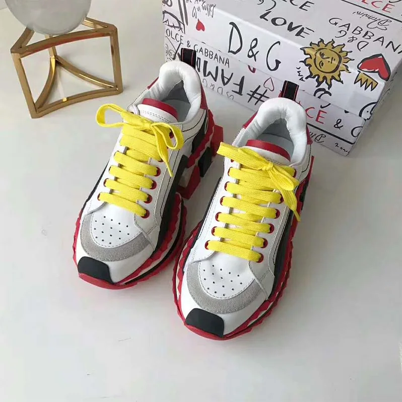 Dolce Gabbana D&G Shoes Multicolor Super King Sneakers for Women Dolce Gabbana D&G Shoes Multicolor Super King Sneakers for Women