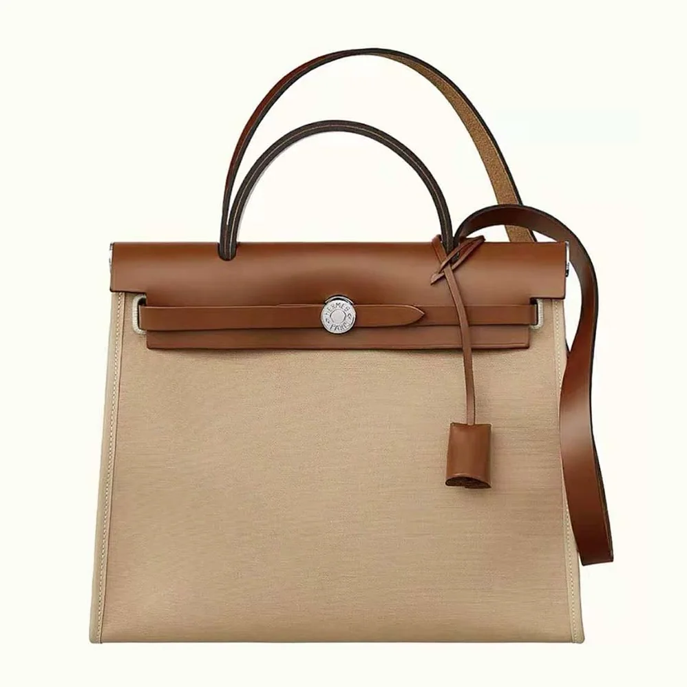 Hermes Herbag Zip 31 Bag for Women in Brown