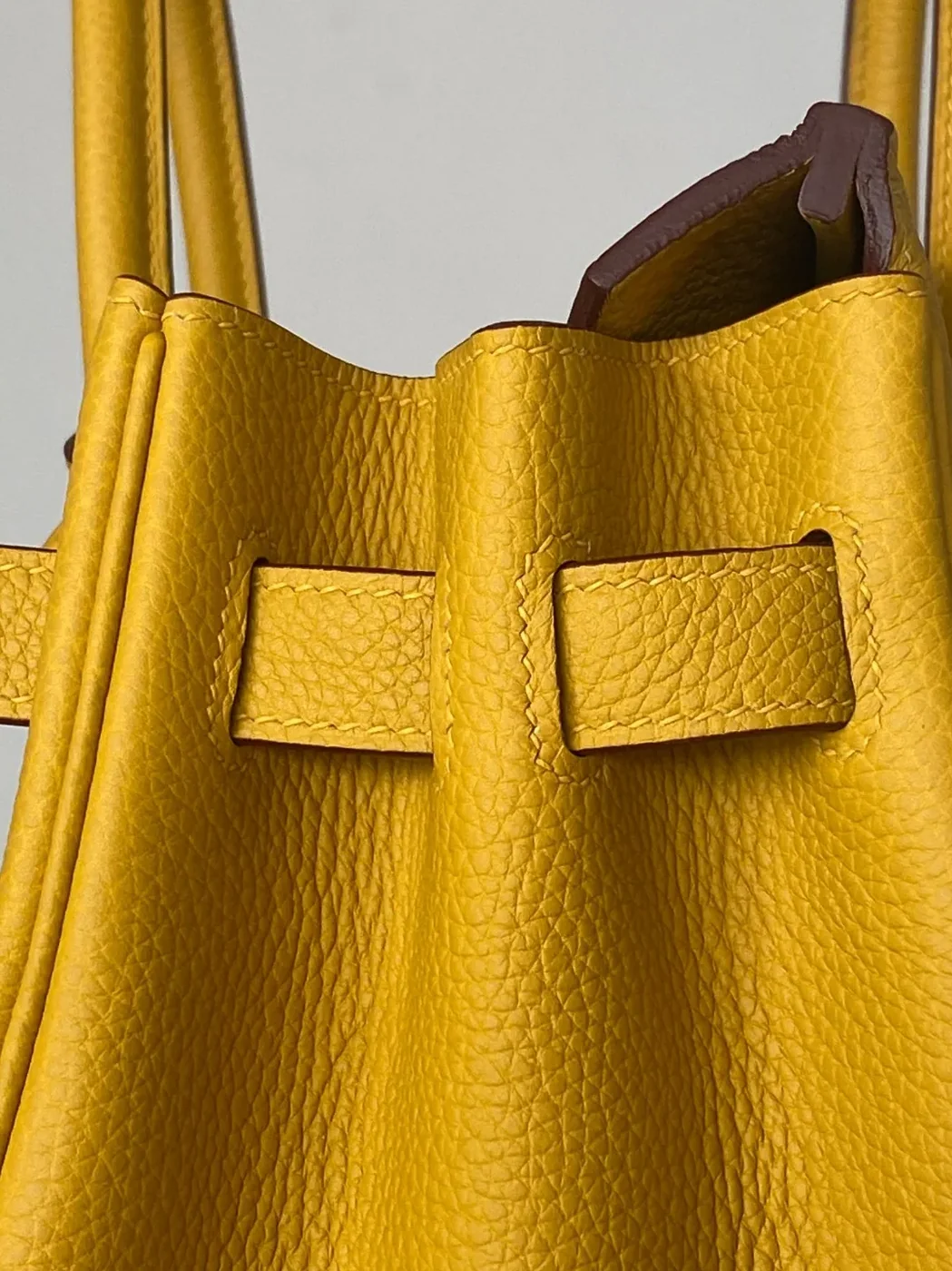 Hermes Birkin Nata Swift Yellow Gold Toned Hardware /