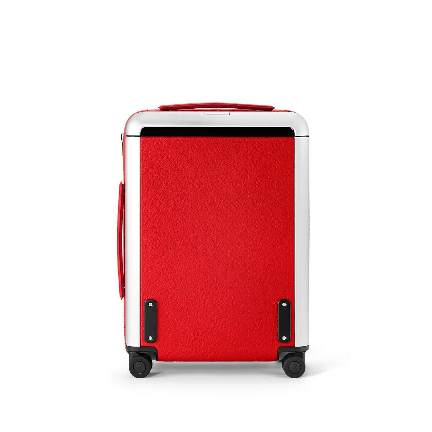 Louis Vuitton Horizon 55 Suitcase in Red Silver Hardware Louis Vuitton Horizon 55 Suitcase in Red Silver Hardware