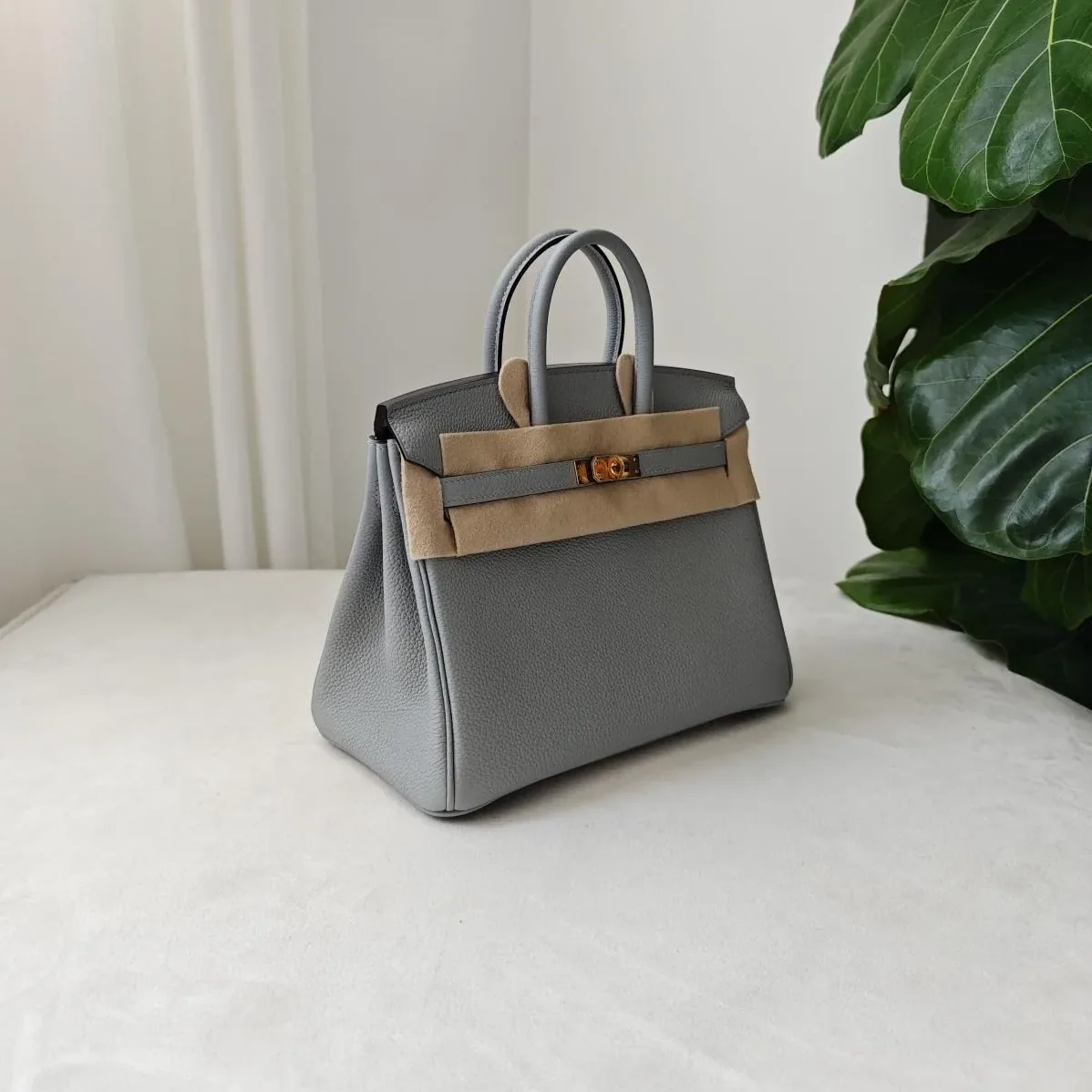 Hermes Birkin 25 Beton Togo Light Blue / Hermes Birkin 25 Beton Togo Light Blue /