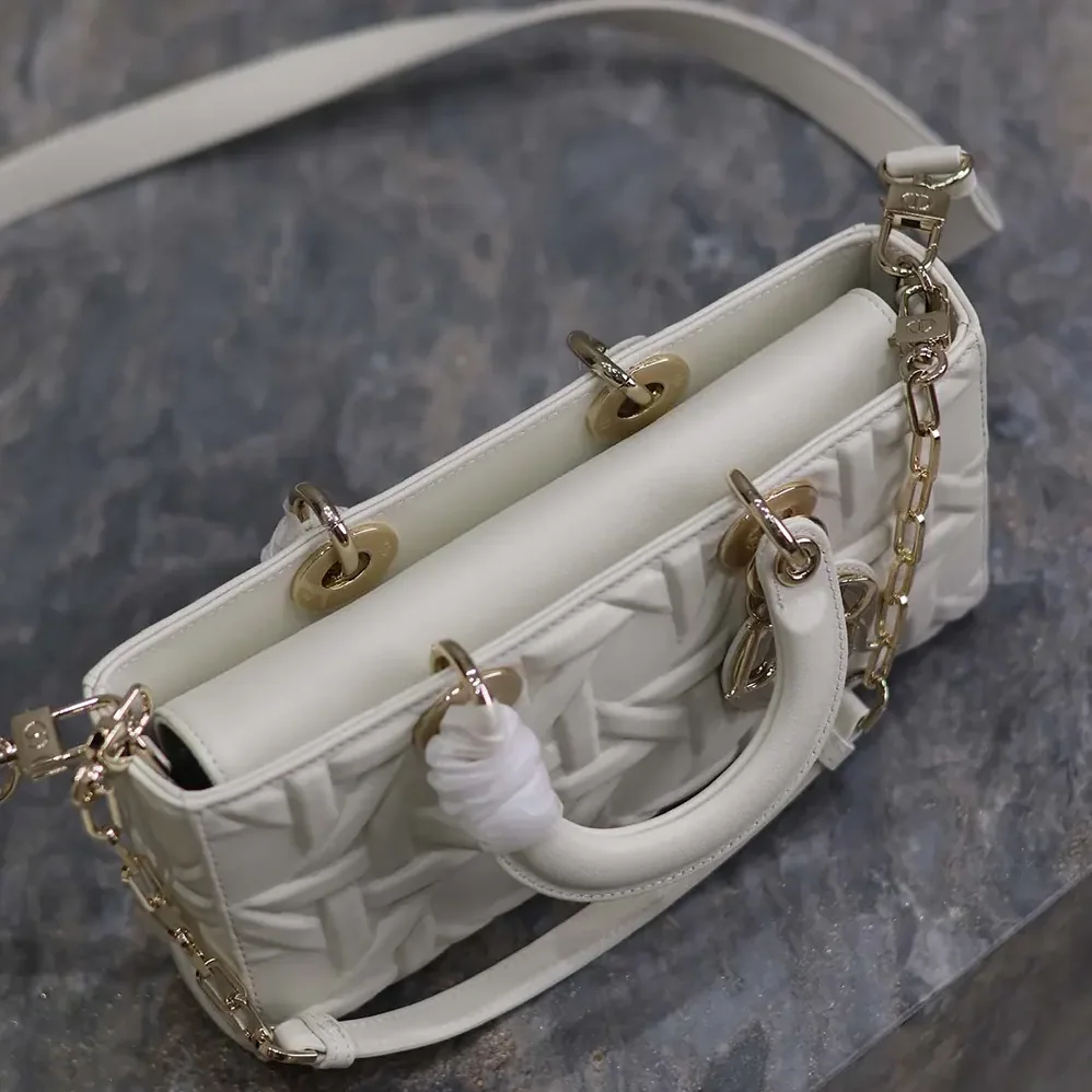 Dior Medium Lady D-Joy Bag Latte Graphic Cannage Calfskin for Women Dior Medium Lady D-Joy Bag Latte Graphic Cannage Calfskin for Women