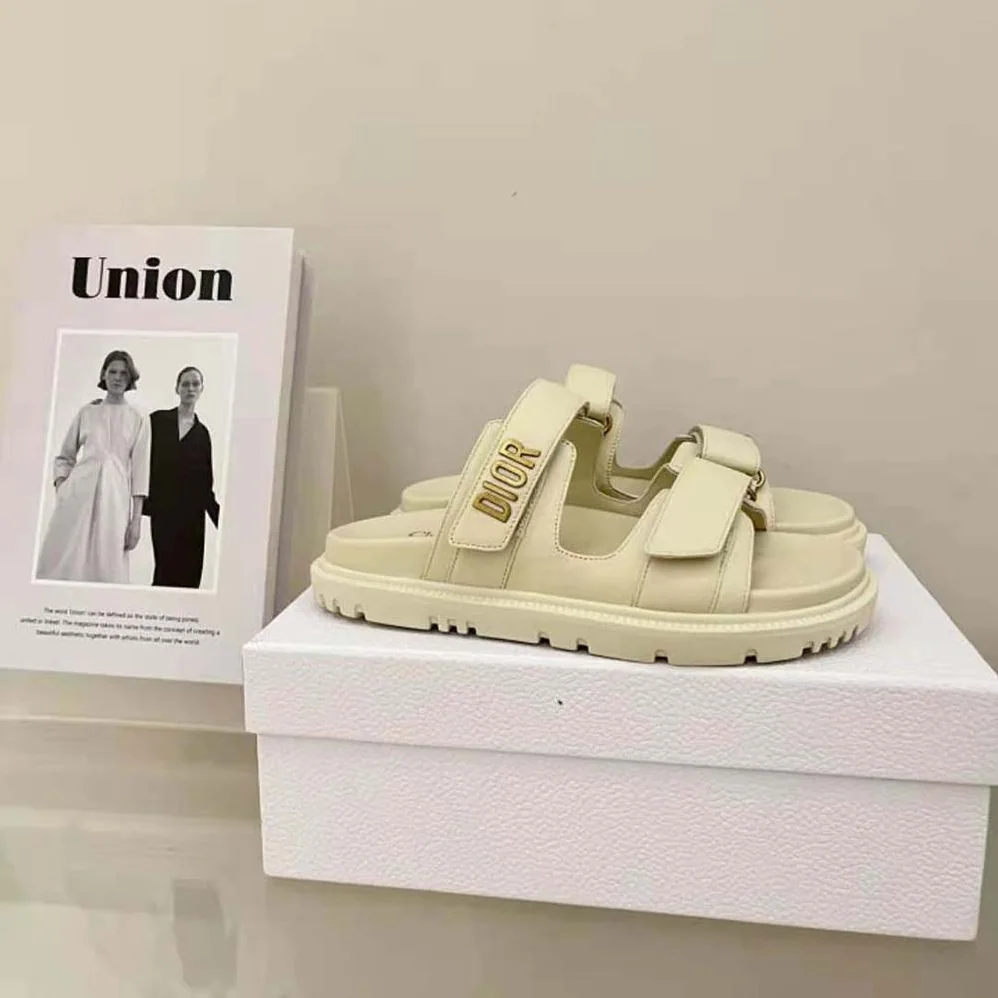 Dior DiorAct Slide White Lambskin for Women