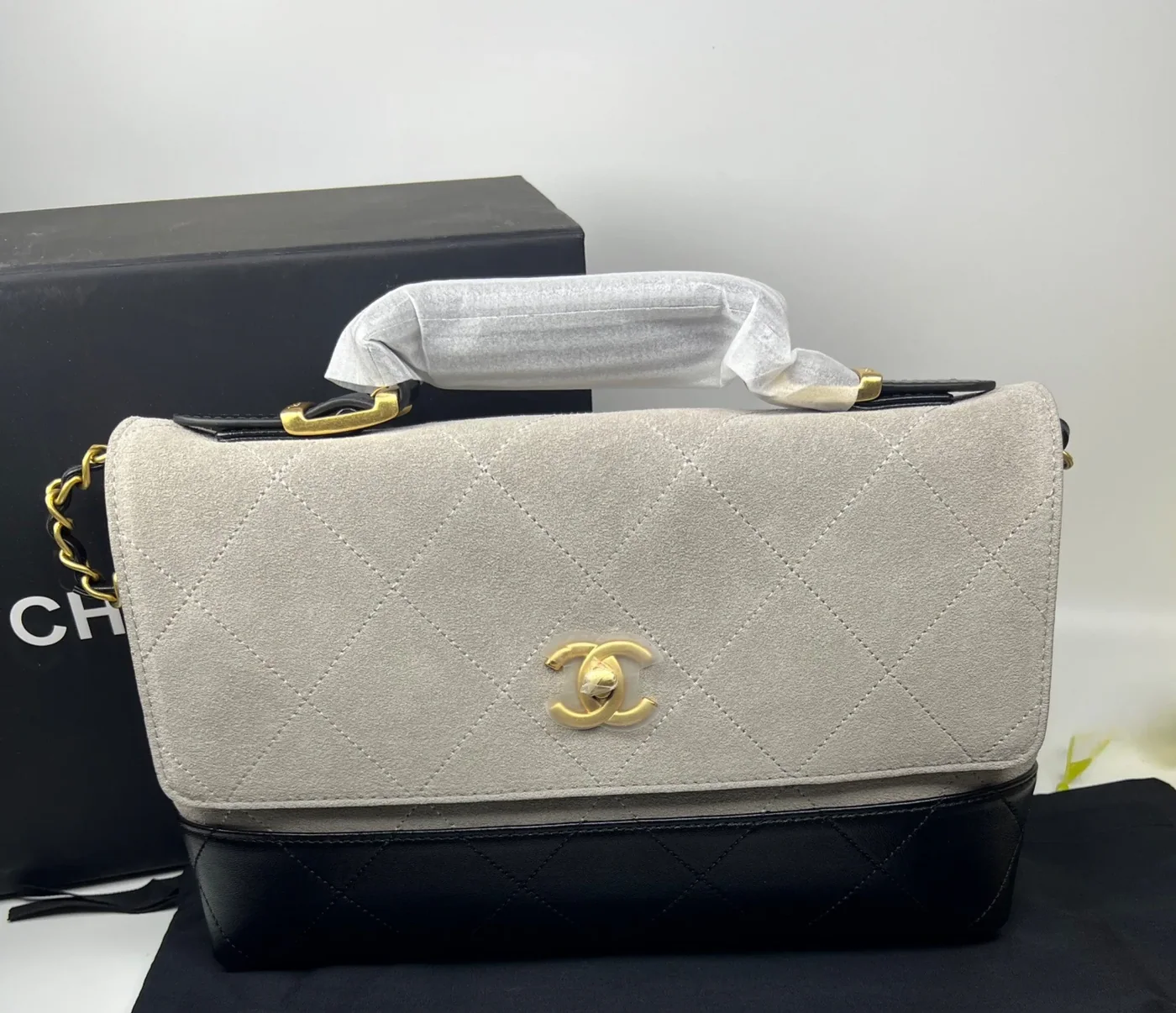 Chanel Flap Bag Large Crossbody in Teal Gold Hardware Chanel Flap Bag Large Crossbody in Teal Gold Hardware