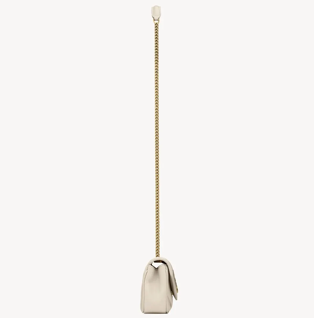 Saint Laurent Loulou Mini Shoulder Bag in White Gold Hardware Saint Laurent Loulou Mini Shoulder Bag in White Gold Hardware